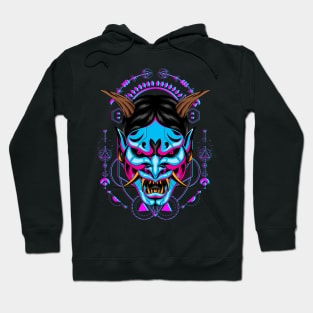 oni mecha artwork Hoodie